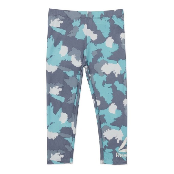 NWT REEBOK Baby & Toddler Girls Camo Leggings with Top, 2 Piece Athletic Set - Picture 5 of 8